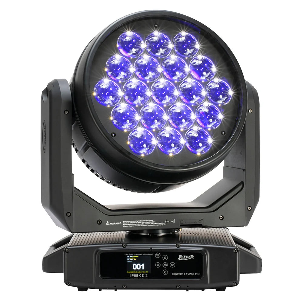 Elation PROTEUS RAYZOR 1960;19x60W RGBW IP65 Mh