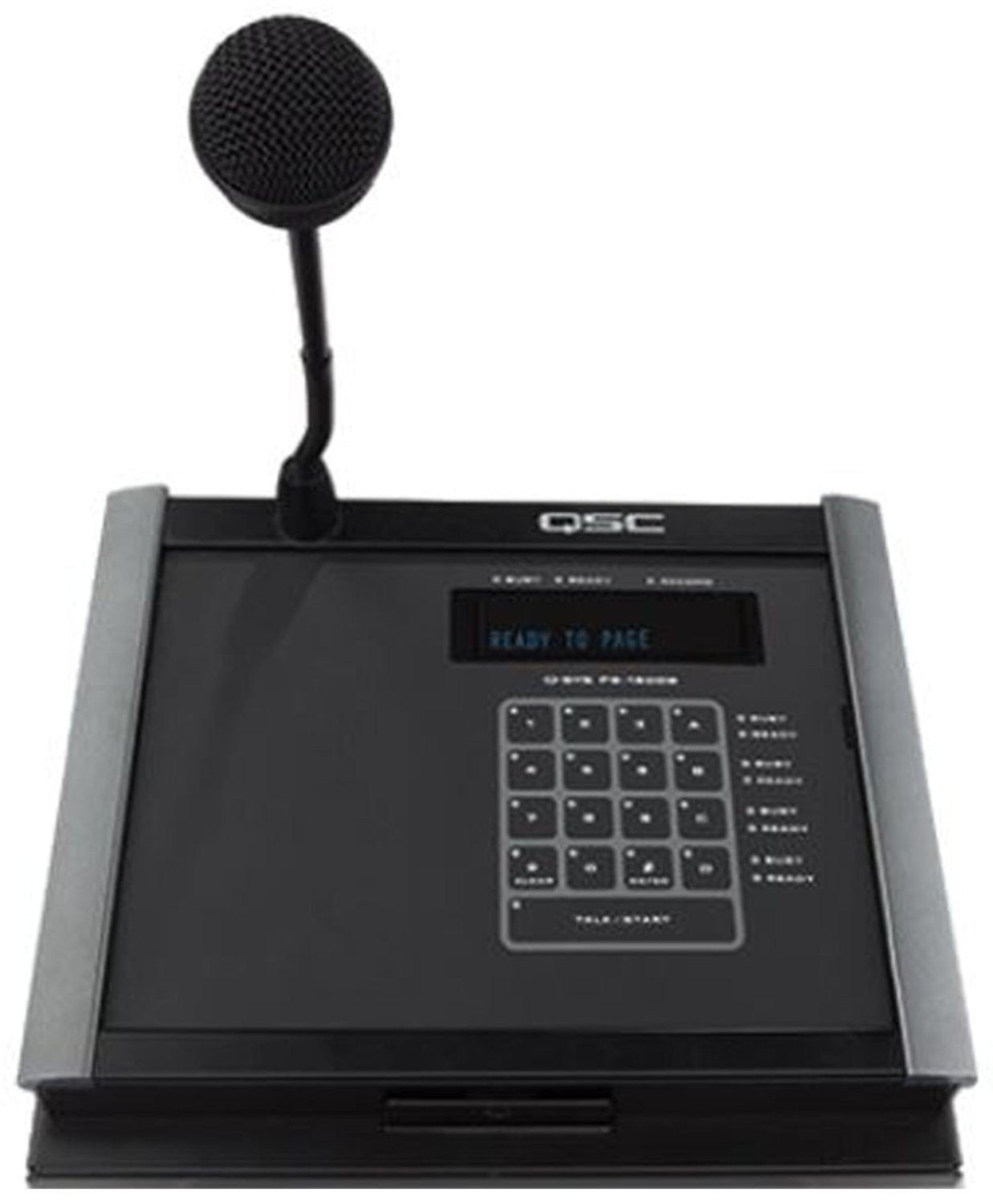 Q-SYS PS-1600G Q-Sys 16-Button Wall Mounted Page Station with Gooseneck Microphone - PSSL ProSound and Stage Lighting