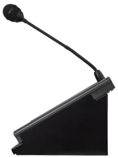 Q-SYS PS-1600G Q-Sys 16-Button Wall Mounted Page Station with Gooseneck Microphone - PSSL ProSound and Stage Lighting