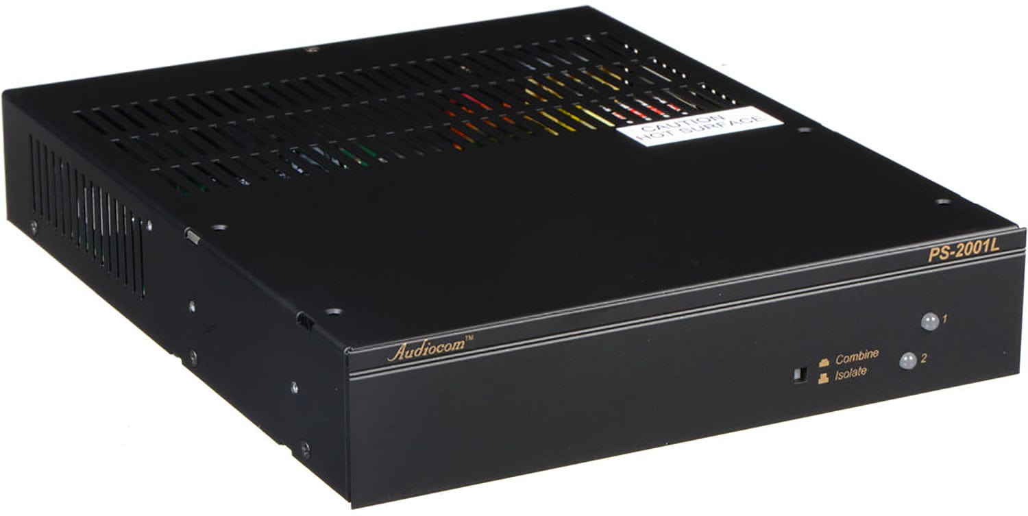 Telex PS-2001L Power Supply for 2-Channel RTS Intercoms – Solotech