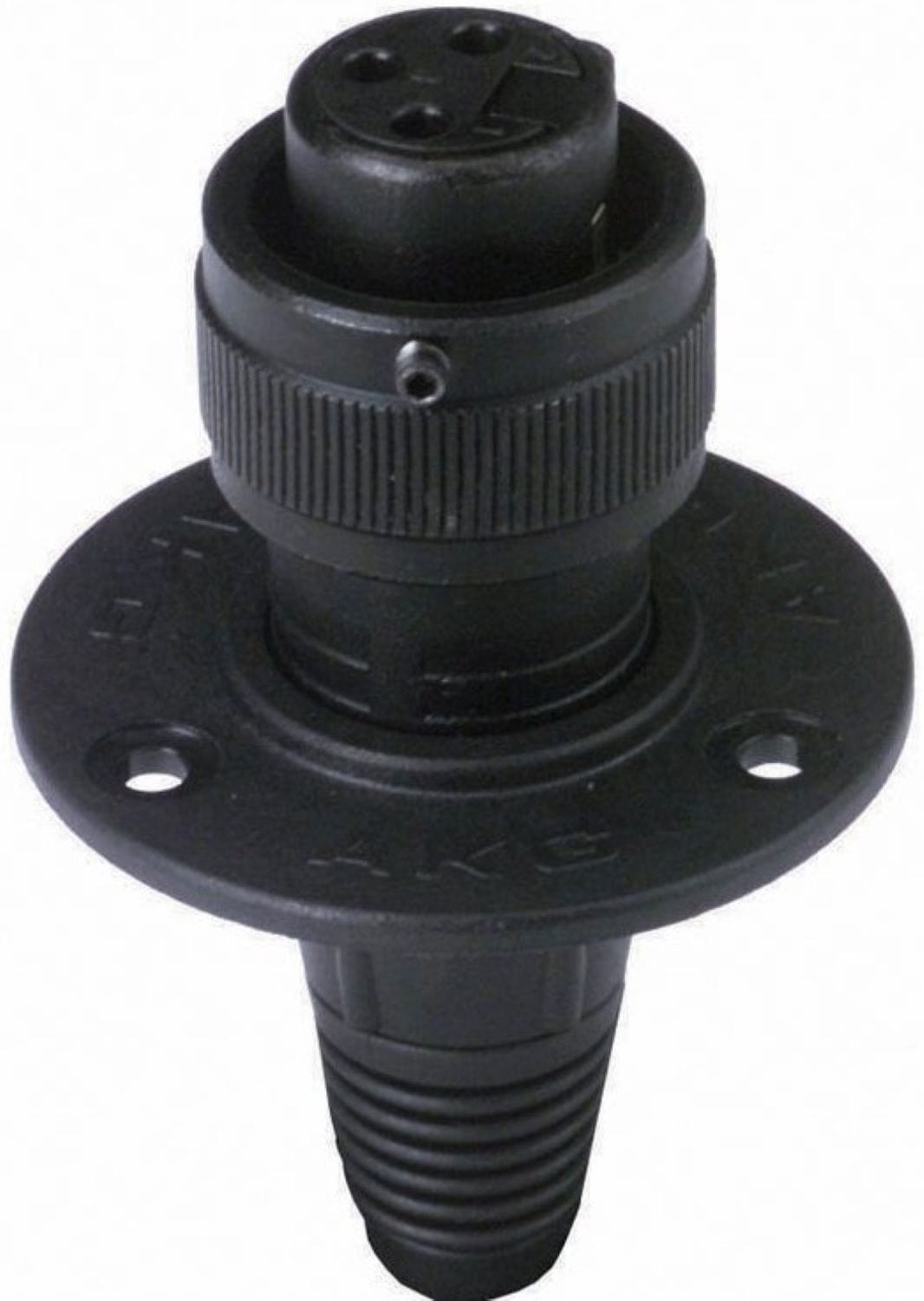 AKG PS 3 FLOCK Lockable PanelMount XLR Connector for Goosenecks with 3Pin XLR Connector