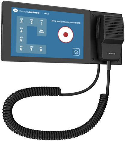 Q-SYS PS-TSCG3-H-KIT  Wall-mount with Handheld Mic for PS-TSCG3-H  (Does not include Touchscreen) - PSSL ProSound and Stage Lighting