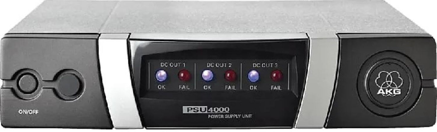 AKG PSU4000 NONE Power Supply Unit for HUB4000 Q/CU4000/PS4000 W Receivers or SPC4500 Transmitters - PSSL ProSound and Stage Lighting