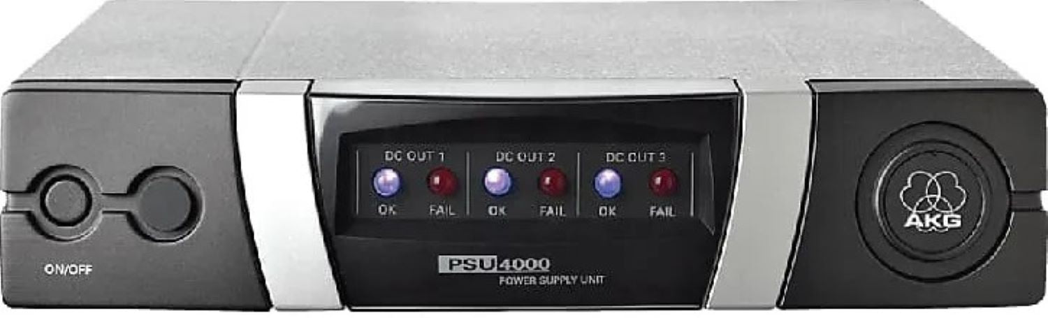 AKG PSU4000 NONE Power Supply Unit for HUB4000 Q/CU4000/PS4000 W Receivers or SPC4500 Transmitters - PSSL ProSound and Stage Lighting