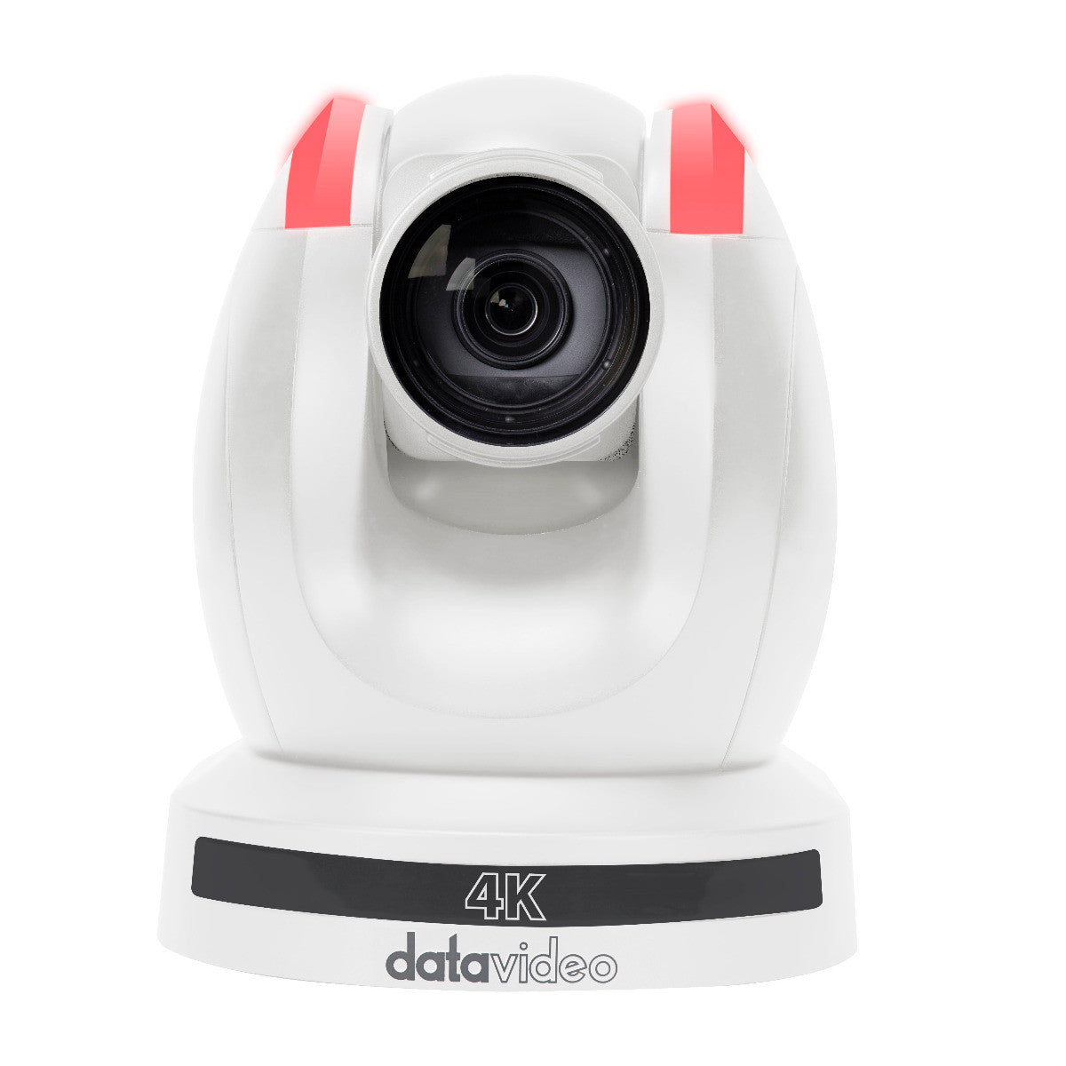 Datavideo PTC-280W 12x 4K PTZ camera in White. Supports PoE.