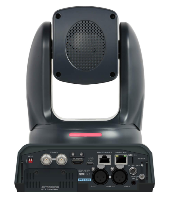 Datavideo PTC-600 4K60p 30x NDI® | HX, 3G-SDI, and HDMI PTZ Camera with Tracking.