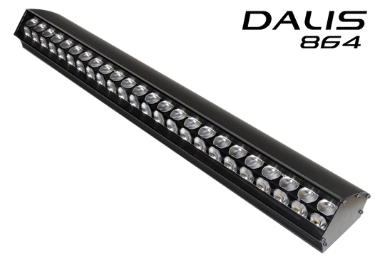 Robert Juliat RJRPR8640002 DALIS 864 RGBW LED Half-Meter Asymmetrical Footlight