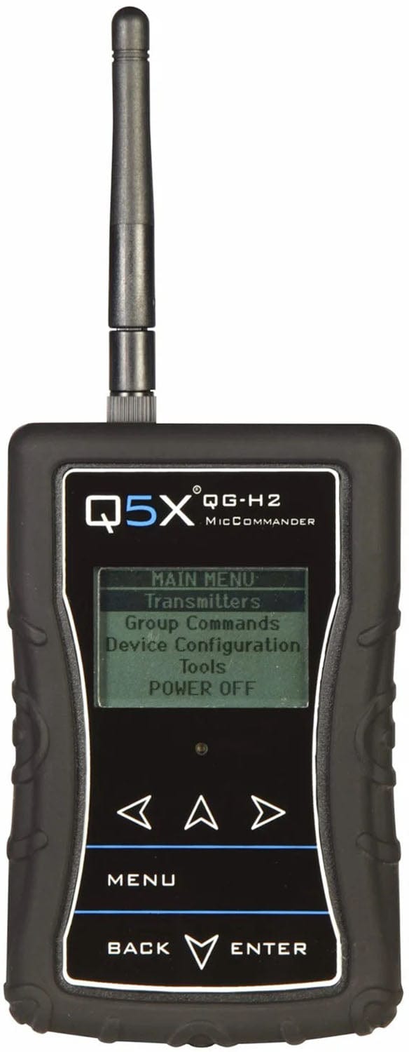 Shure QG-H2 MicCommander Remote for Q5X Transmitters - PSSL ProSound and Stage Lighting