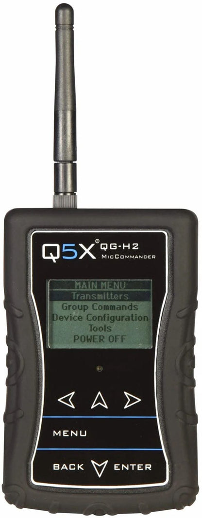 Shure QG-H2 MicCommander Remote for Q5X Transmitters - PSSL ProSound and Stage Lighting