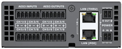 Q-SYS QIO-AES8X8 8-Channel Digital Audio I/O Expander - PSSL ProSound and Stage Lighting