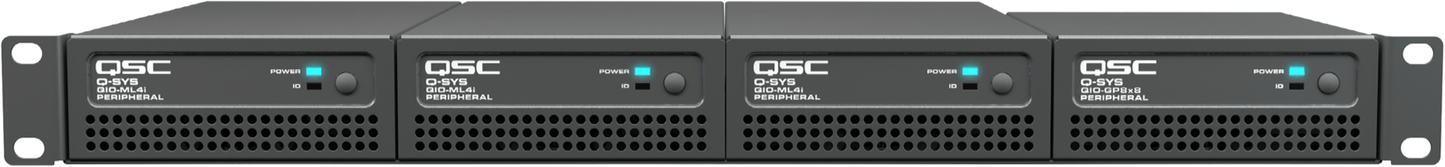 Q-SYS QIO-GP8x8 8x entrées logiques et 8x sorties logiques Extension d'E/S réseau Q-SYS