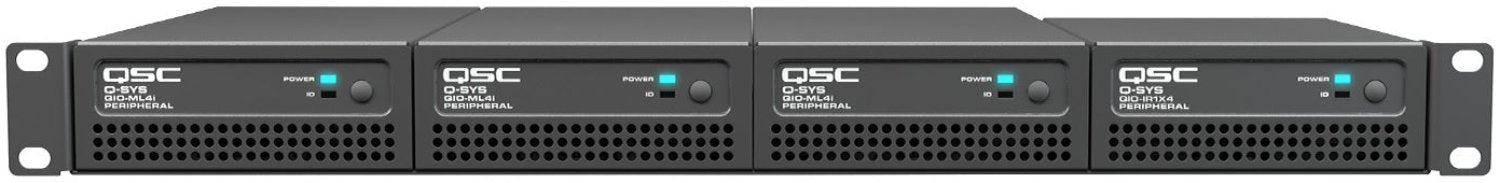 Q-SYS QIO-IR1x4 1x IR Receiver and 4x IR Emitter Q-SYS Network I/O Expander - PSSL ProSound and Stage Lighting