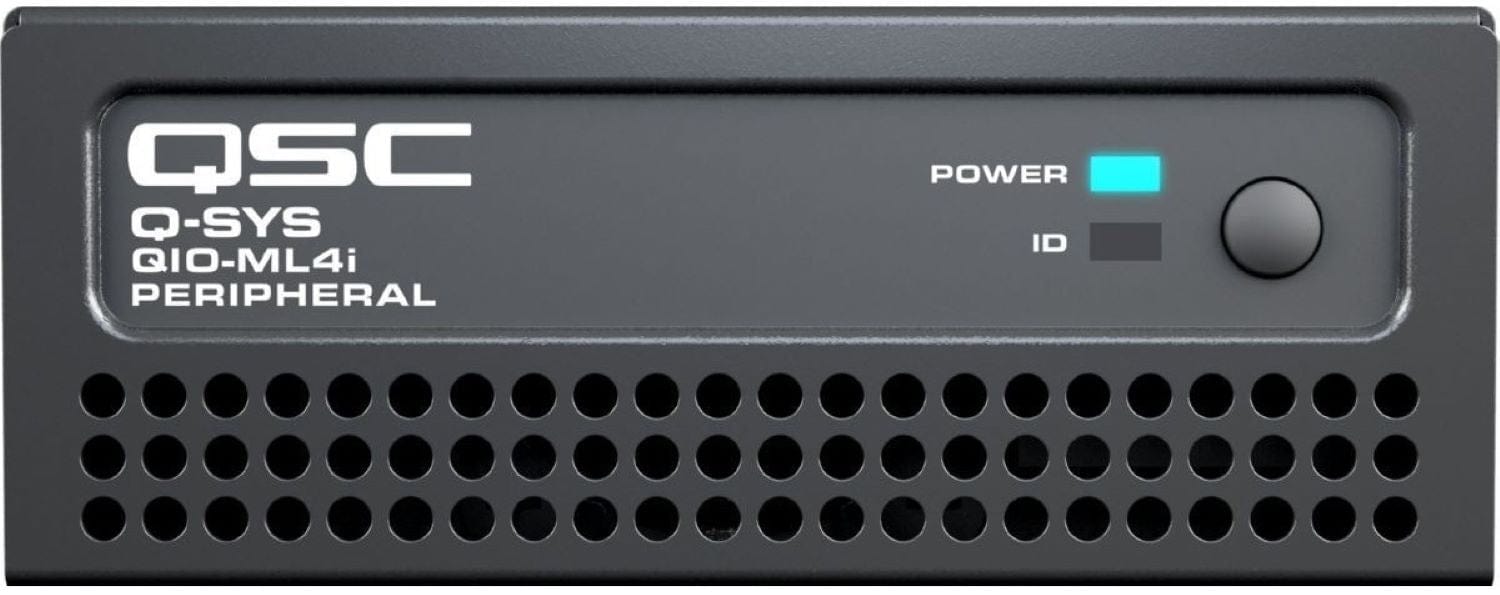 QSC Q-SYS Core 510i Kit Integrated Core Processor and I/O Expander