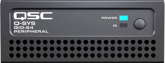 Q-Sys QIO-S4 Surface Mountable Control Expansion Peripheral - 1U with 4 ...