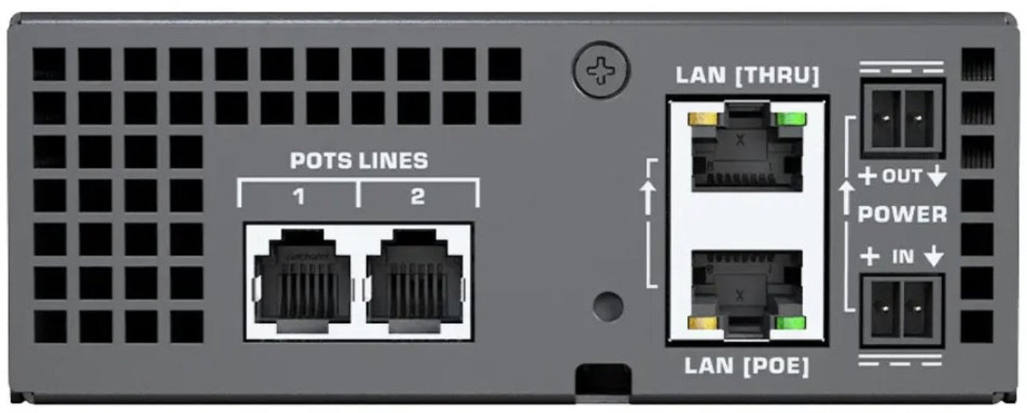 Q-SYS QIO-TEL2 Analog Telephony I/O Network Audio Endpoint - PSSL ProSound and Stage Lighting