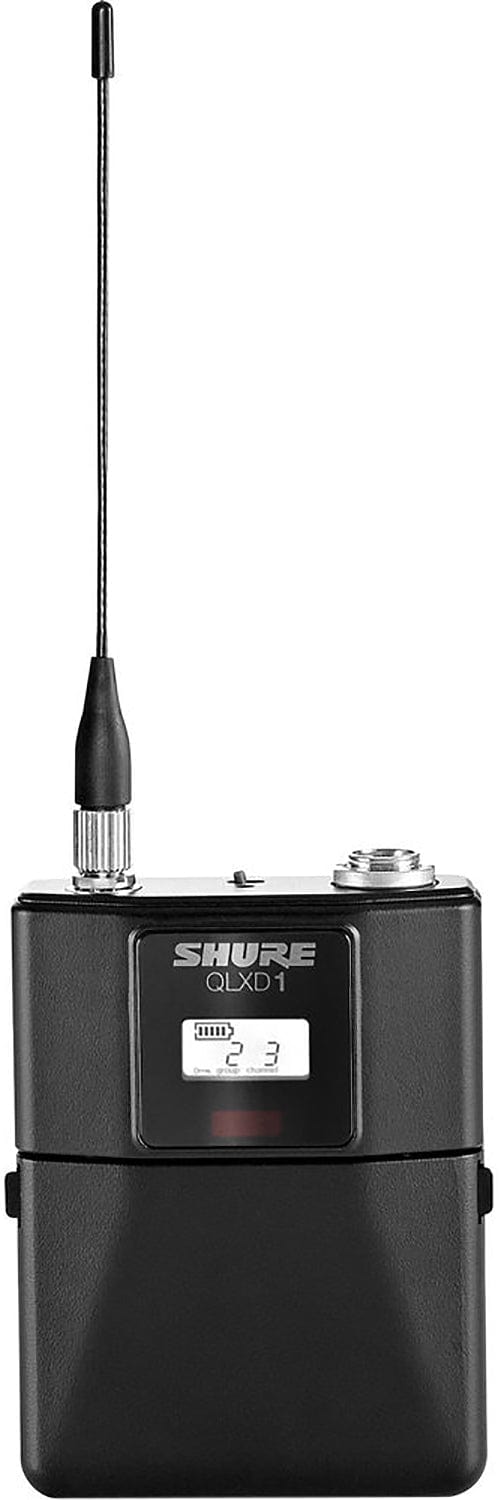 Shure QLXD1 Bodypack Transmitter, J50A Band - PSSL ProSound and Stage Lighting