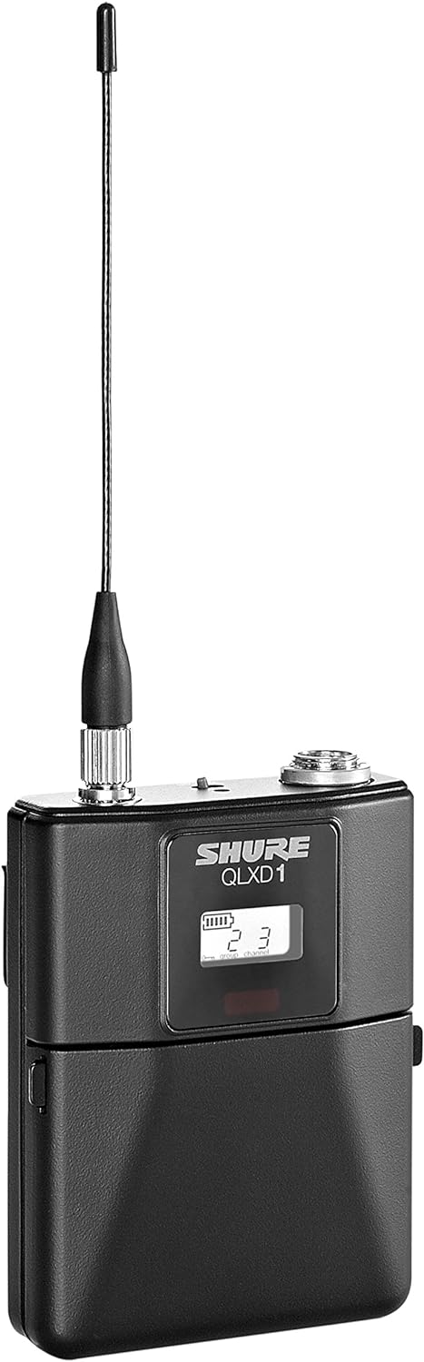 Shure QLXD14 Wireless system WL185 Lavalier Microphone, J50A Band - PSSL ProSound and Stage Lighting