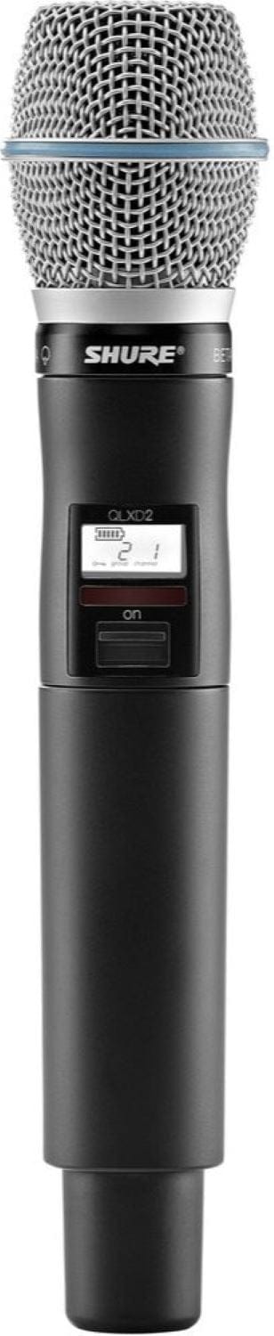 Shure QLXD2/B87C Handheld Transmitter with Beta 87C Capsule - H50 Band - PSSL ProSound and Stage Lighting