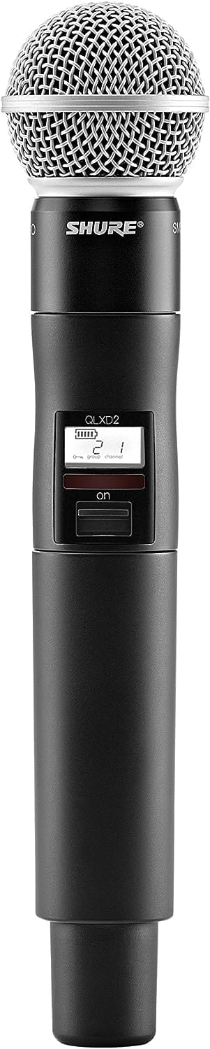 Shure QLXD2/SM58 Handheld Transmitter w/ SM58 Capsule, V50 Band - PSSL ProSound and Stage Lighting