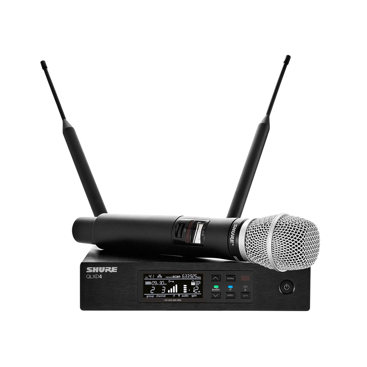 Shure QLXD2TA/SM86=-J50A QLXD2 WIRELESS HH W/SM86 HEAD TAA