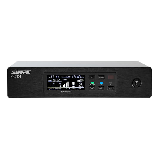 Shure QLXD4TA=-J50A QLXD4 WIRELESS RECEIVER TAA