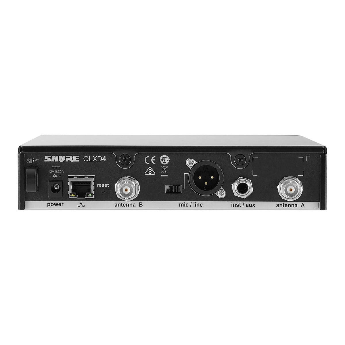 Shure QLXD4TA=-J50A QLXD4 WIRELESS RECEIVER TAA