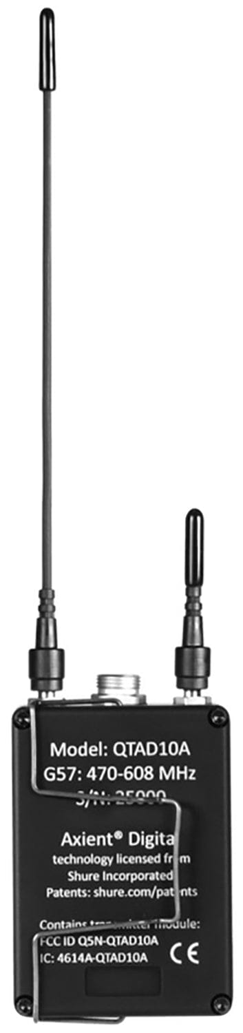 Shure QX5 AquaMic Bodypack - Thumbnail 2