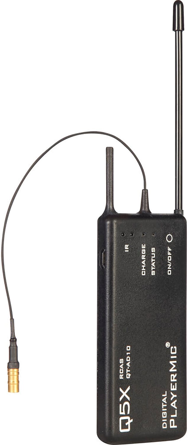 Shure QTAD10P=-G56 AD10P PlayerMic Transmitter - 470-636 MHz - PSSL ProSound and Stage Lighting