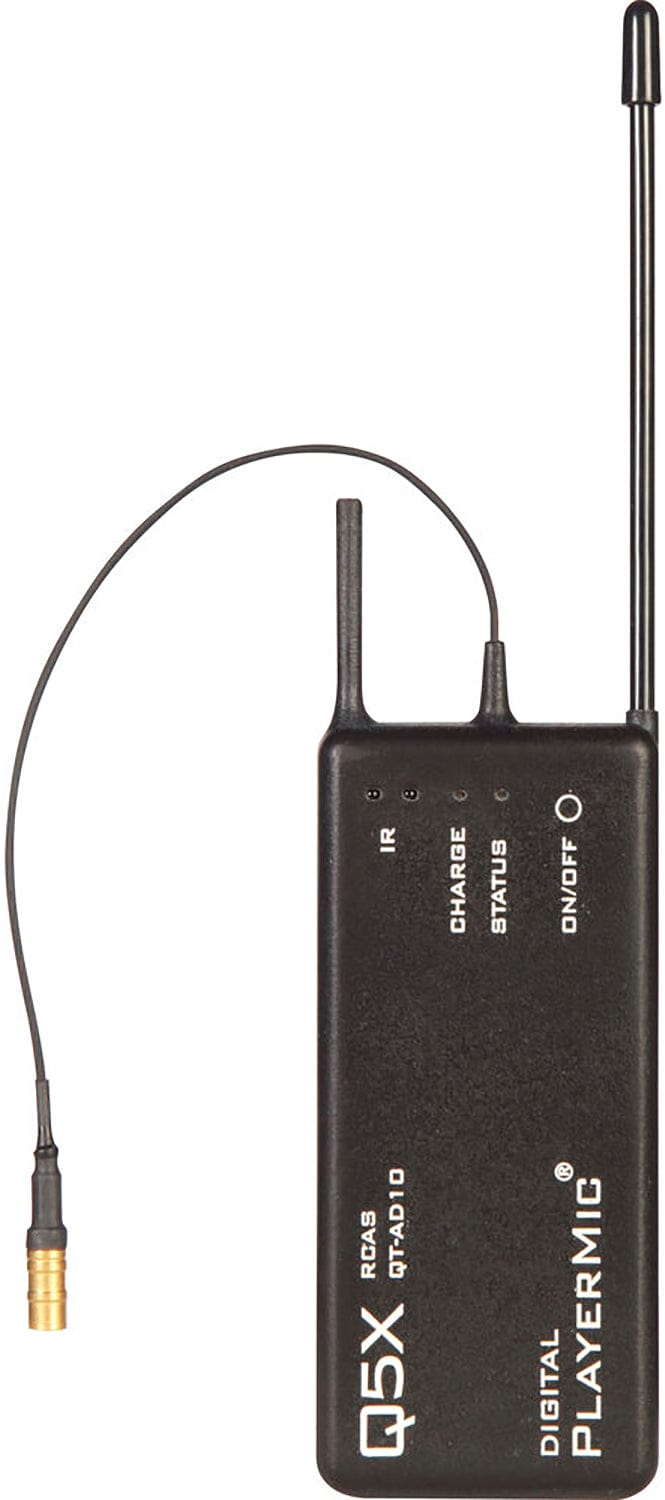 Shure QTAD10P=-G56 AD10P PlayerMic Transmitter - 470-636 MHz - PSSL ProSound and Stage Lighting