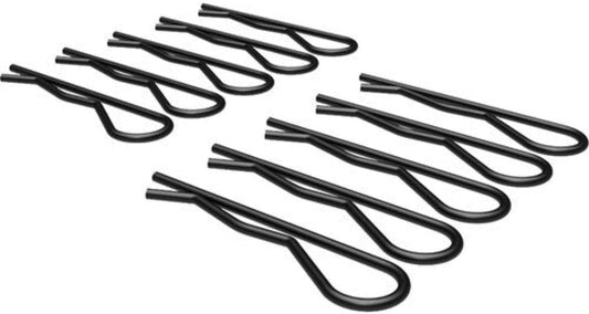 Global Truss R-CLIP-SS-BLK Stainless Steel Cotter Pin (Pack of 10) - Black Anodized - PSSL ProSound and Stage Lighting