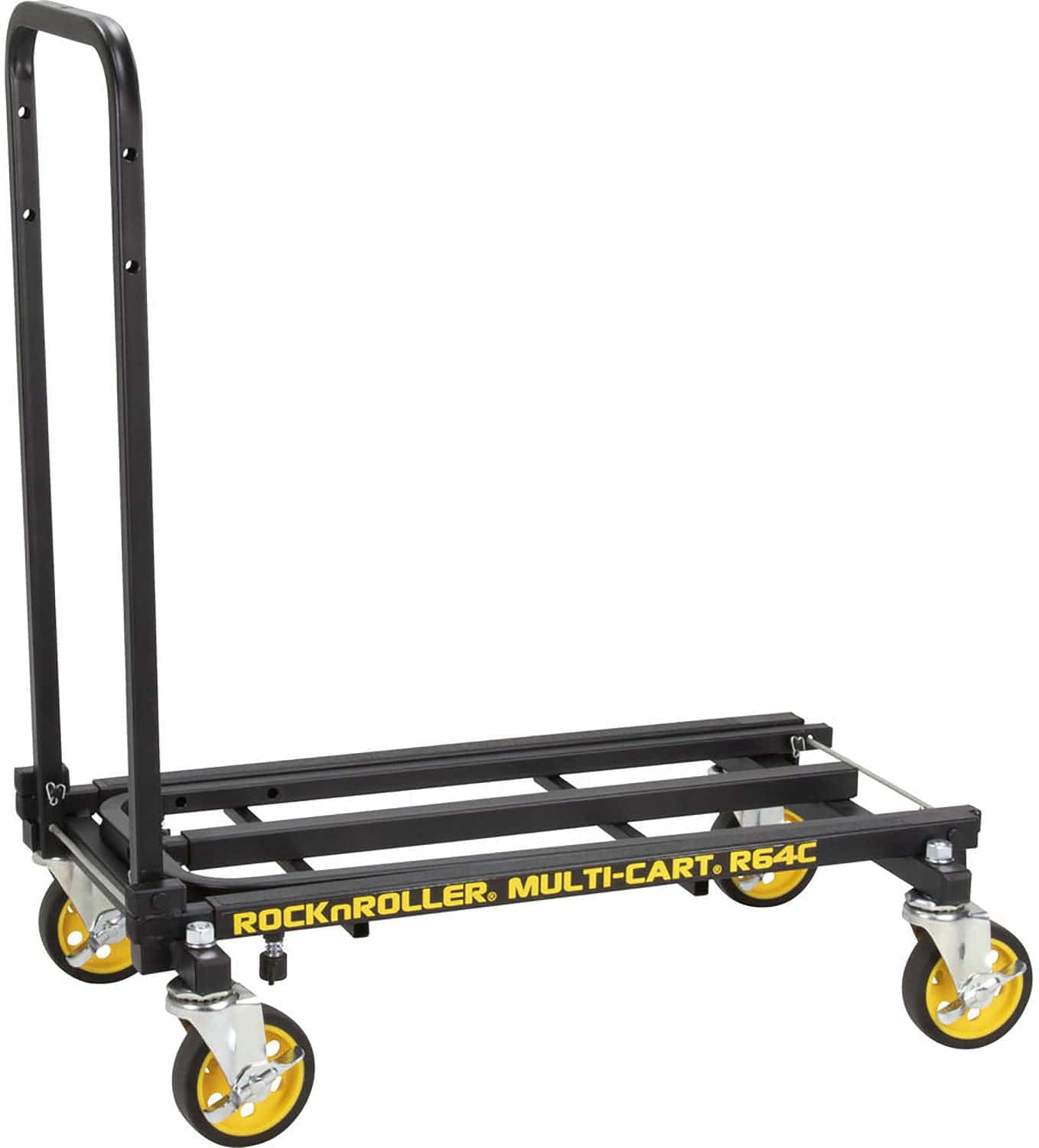 Rock N Roller R64C Mini 28 to 42.5 Inch 8-in-1 Folding Multi-Cart/Hand Truck/Dolly/Platform Cart - PSSL ProSound and Stage Lighting