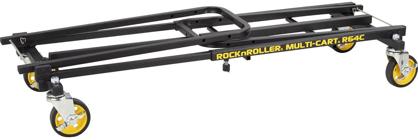 Rock N Roller R64C Mini 28 to 42.5 Inch 8-in-1 Folding Multi-Cart/Hand Truck/Dolly/Platform Cart - PSSL ProSound and Stage Lighting