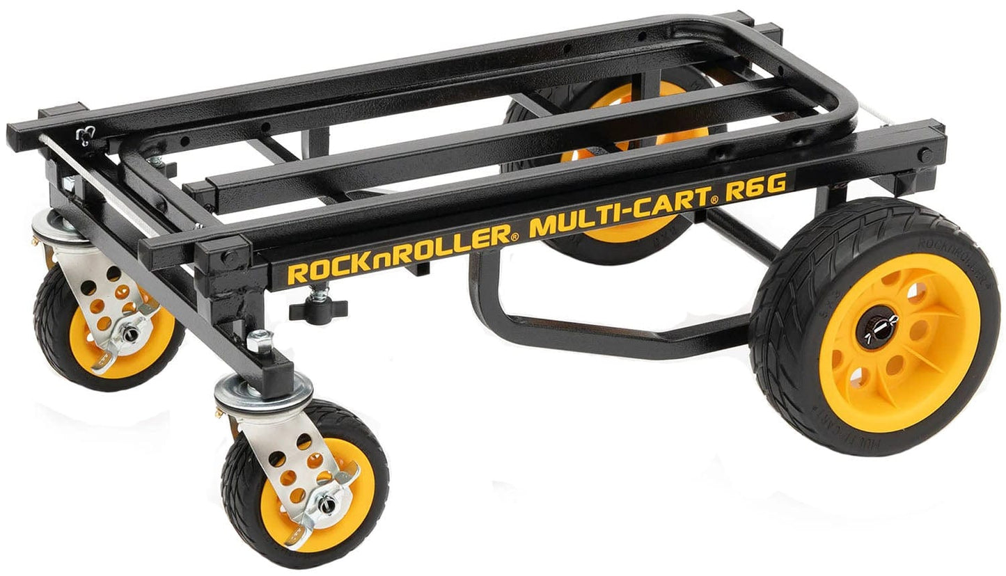 Rock N Roller R6G Mini Ground Glider 28 to 42.5 Inch 8-in-1 Multi/Hand Truck/Dolly/Platform Cart - PSSL ProSound and Stage Lighting