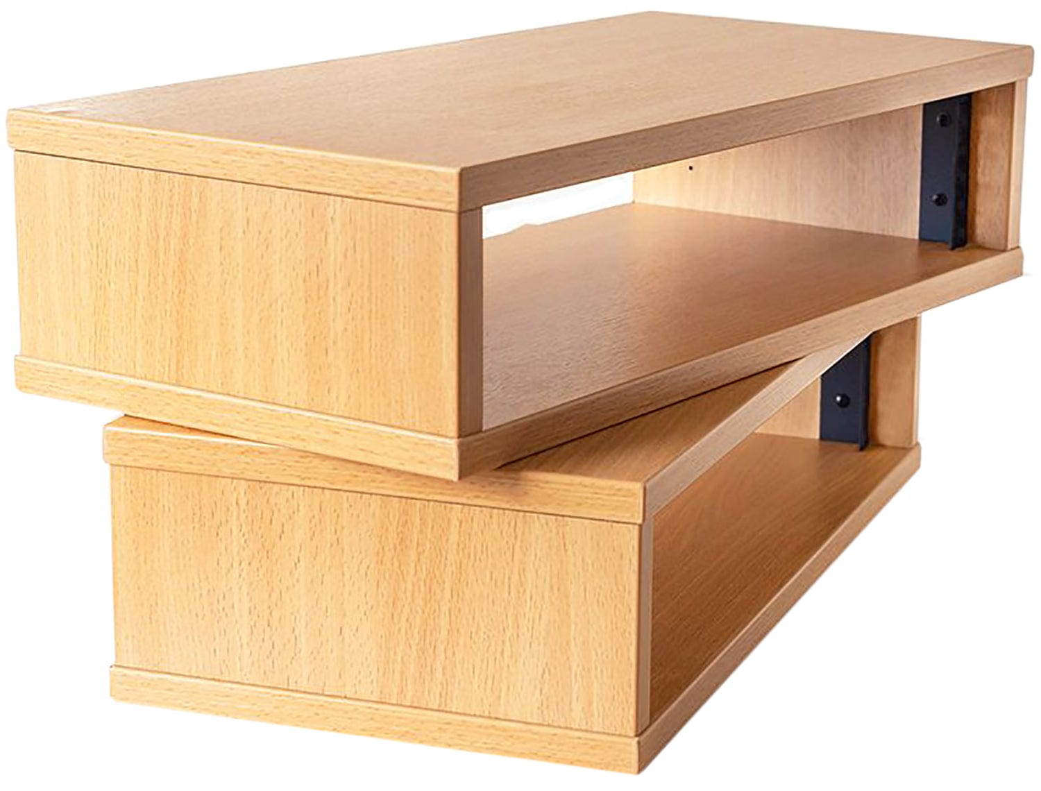 Penn Elcom 4U Credenza Holzrack – Tiefes Gestell Für Heimstudio, Buche