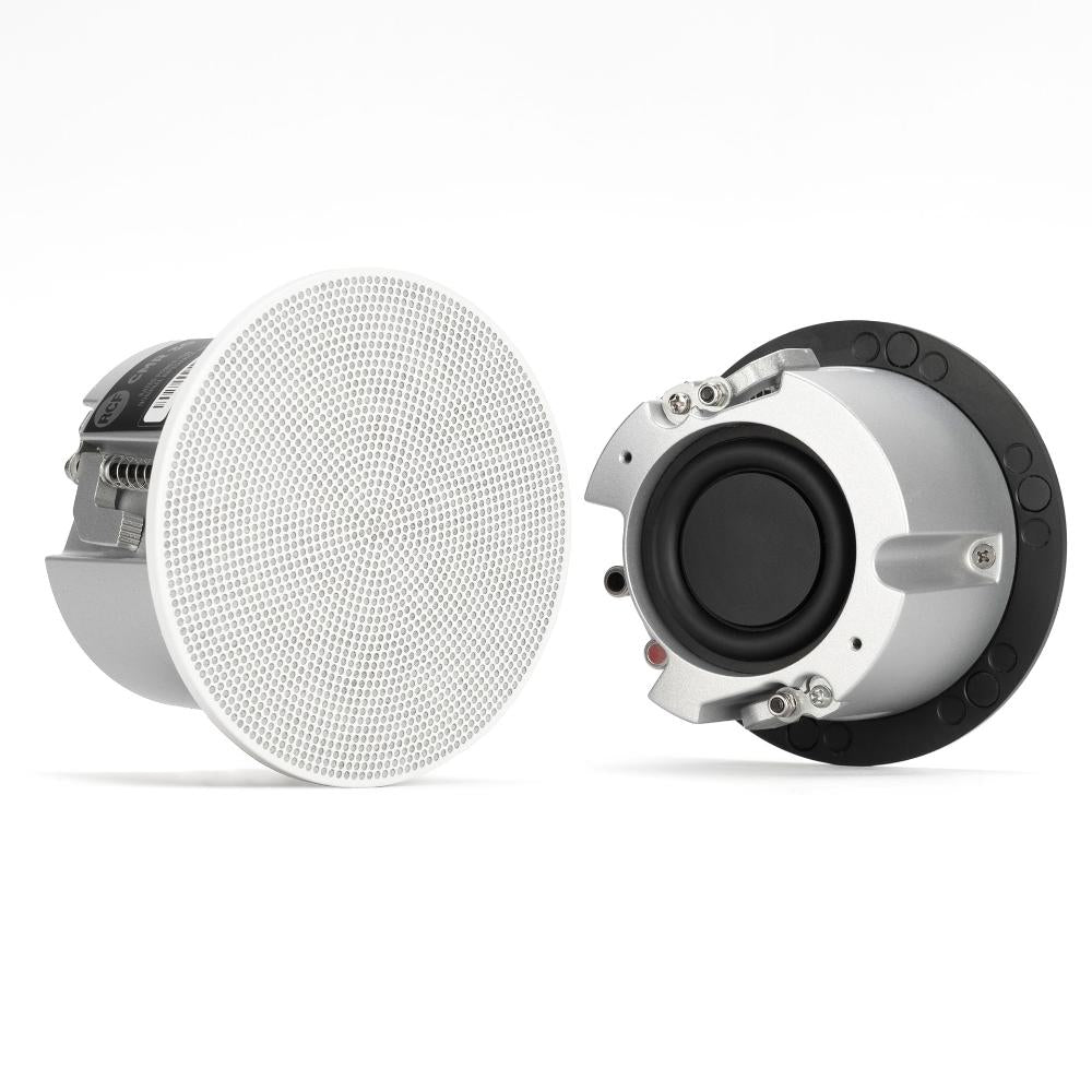 RCF CMR 30 (2) Passive 60W 2.5" Ceiling Speakers (Contains White & Black Grills) -16 ohms