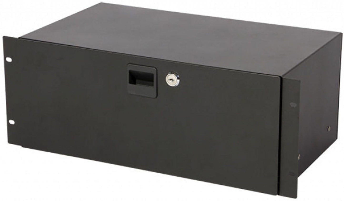 On-Stage RDLS4000 4U Locking Rack Drawer - Shallow - PSSL ProSound and Stage Lighting