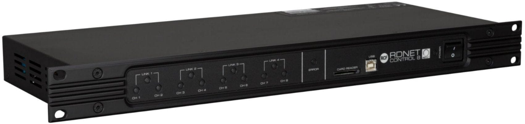 RCF RDNET-8 Control 8 Interface - 8 Channel / 36 Units Per Channel / 1SP Rack - PSSL ProSound and Stage Lighting