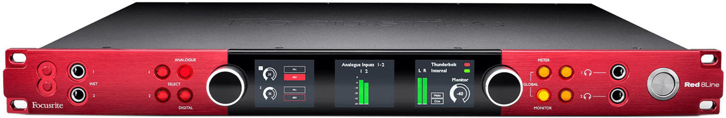 Focusrite Red 8Line 58x64 I/O Thunderbolt 3 Audio Interface - PSSL ProSound and Stage Lighting