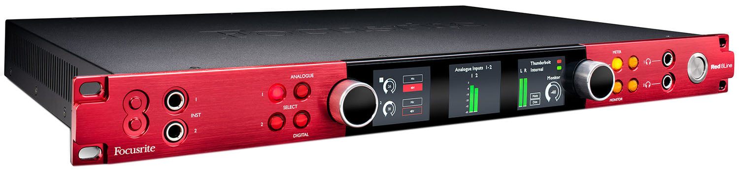 Focusrite Red 8Line 58x64 I/O Thunderbolt 3 Audio Interface - PSSL ProSound and Stage Lighting