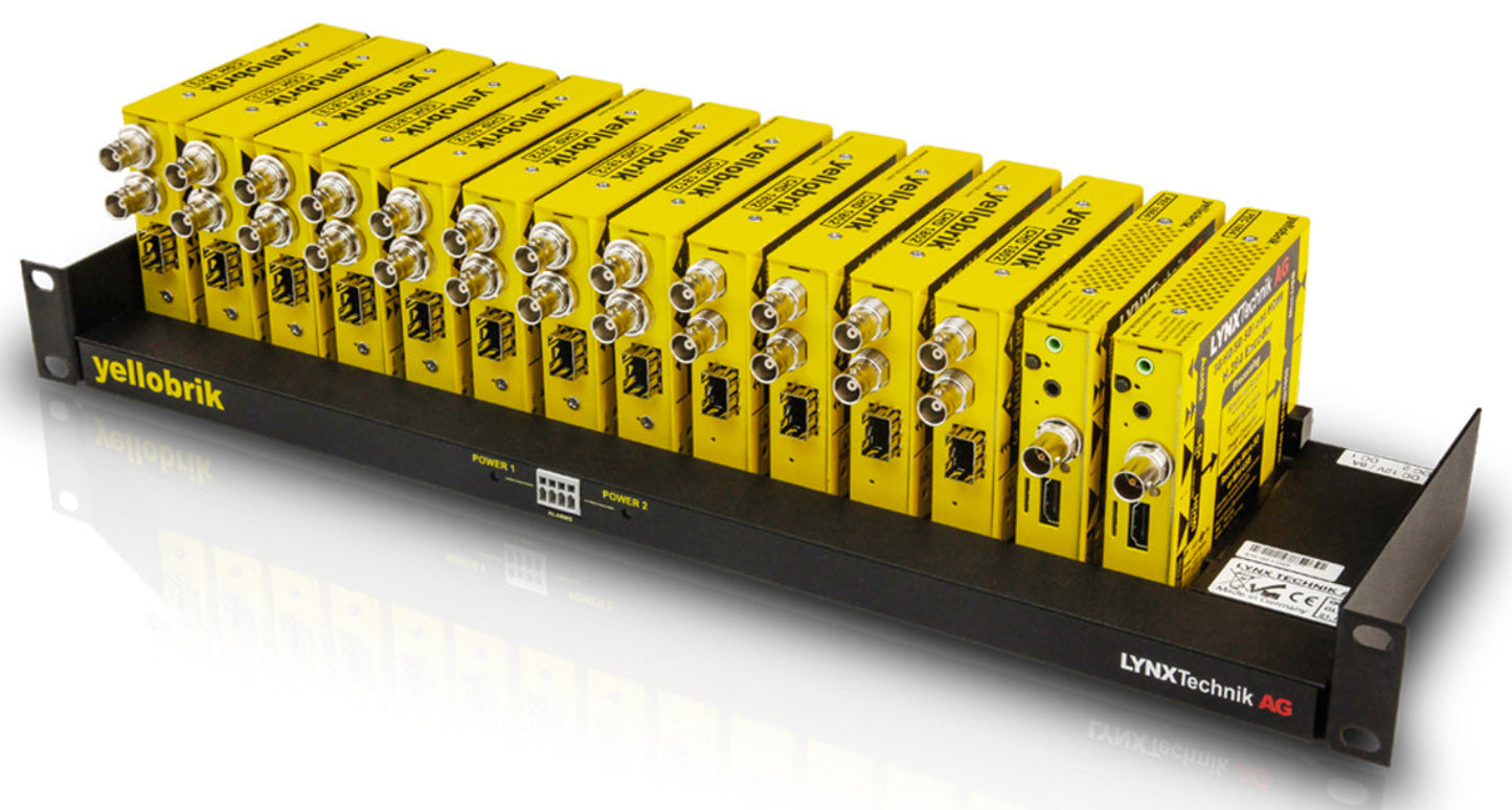 Lynx Technik AG RFR 1200 yellobrik 19″ 1RU Rack Frame