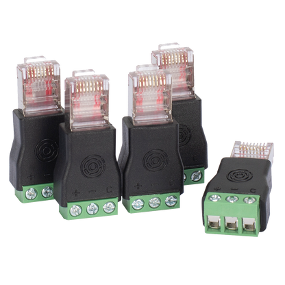 Elation NETRON RJ-T; (Bag of 5) RJ45 to DMX Adapter