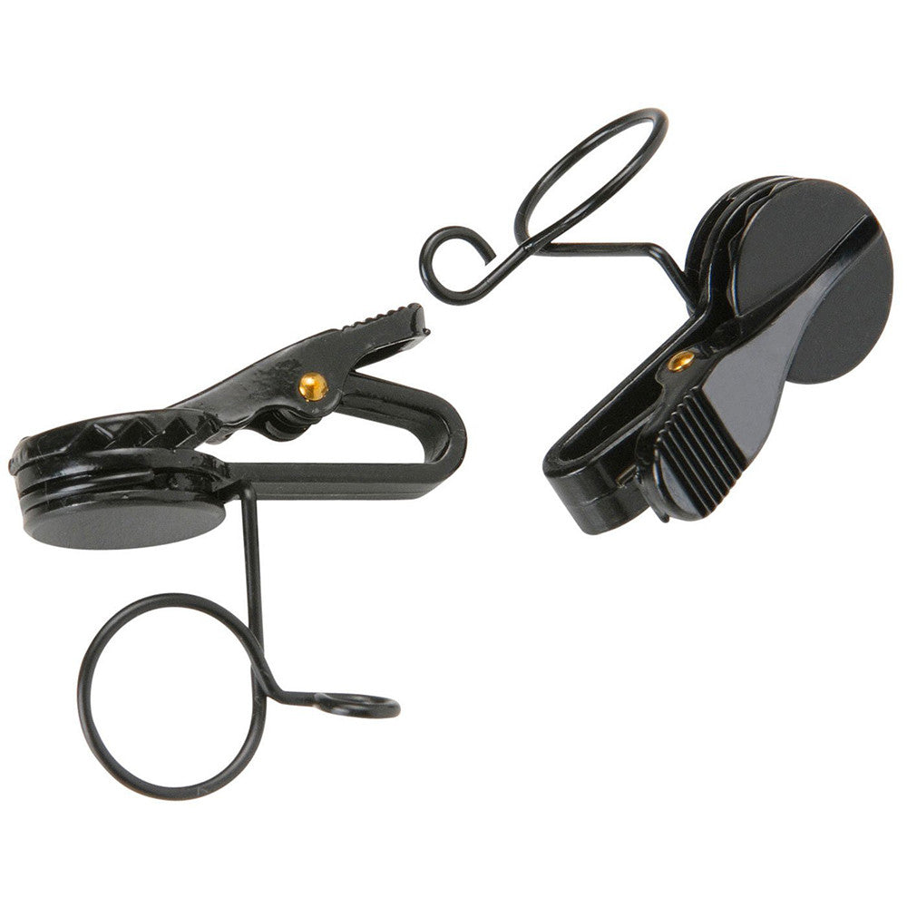 Shure RK183T1 Single Mount Tie-Clips for MX183, MX184, MX185, WL183, WL184, and WL185 (Contains Two)