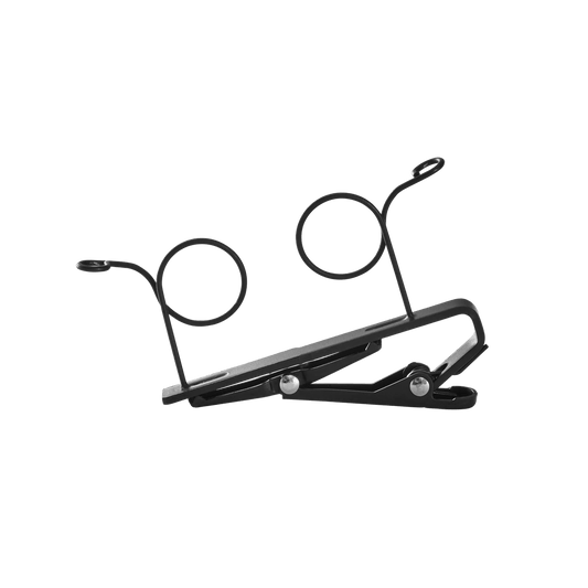 Shure RK187T2-B DUAL TIE CLIP, BLACK