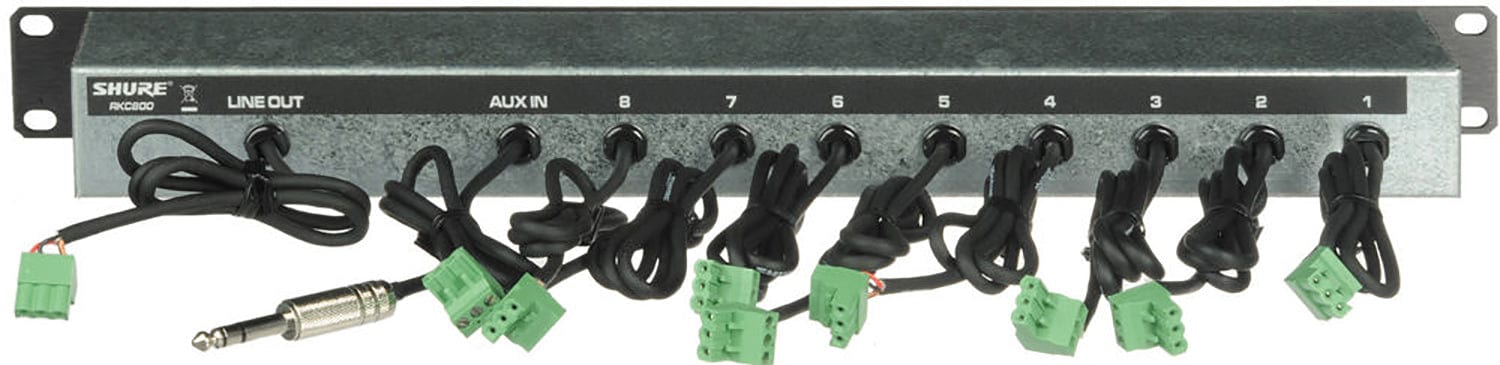 Shure RKC800 Single Rack Space XLR Connector Kit for AMS8100 / SCM800 / SCM810 Microphone Mixers - PSSL ProSound and Stage Lighting