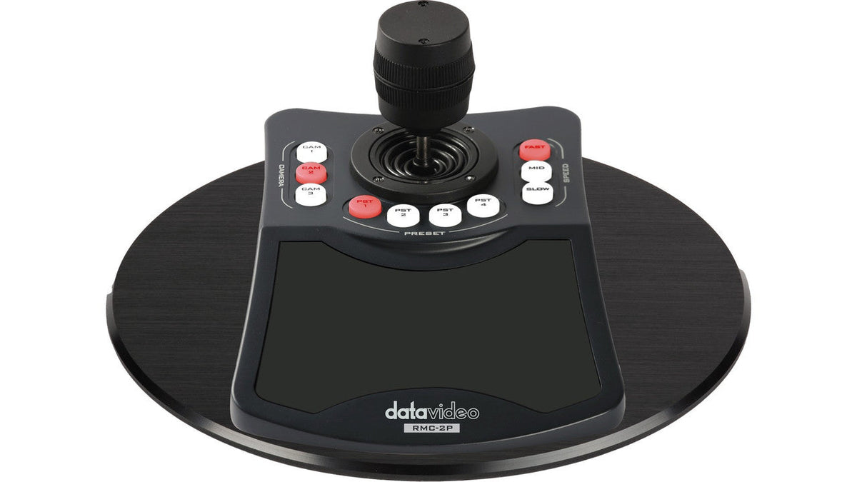 Datavideo RMC-2P 3-Channel Camera Controller with base plate.