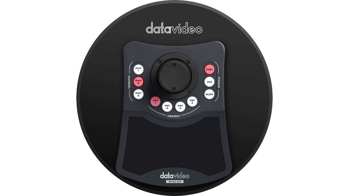 Datavideo RMC-2P 3-Channel Camera Controller with base plate.