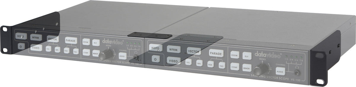 Datavideo RMK-1 1 RU rack mount holder for the DAC-45, NVS series, NVD series, AD-100M and VS-150.