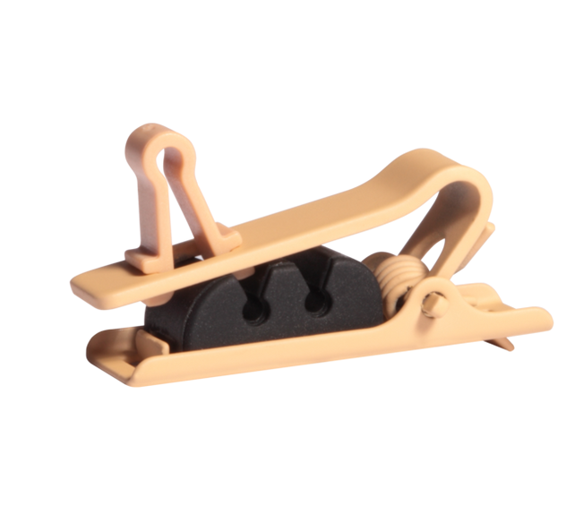Shure RPM40STC/T SINGLE MOUNT TAN TIE CLIP, QTY. 3