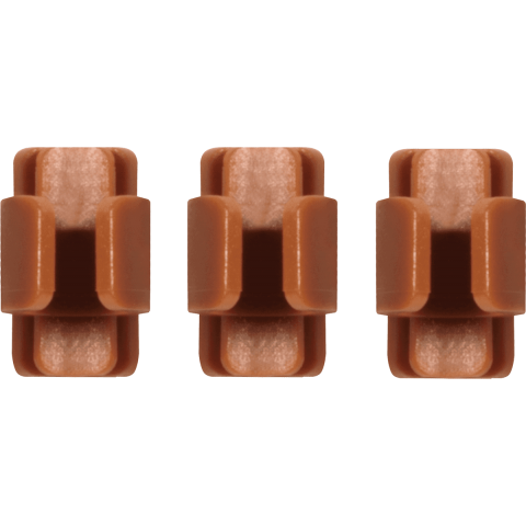 Shure RPM53C-CC TH53 HEADSET CLIP, COCOA, QTY. 3