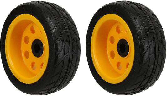 Rock N Roller RWHLO8X3 8 x 3 Inch R-Trac Rear Wheel for R6 / R8 / R14 / R16 Carts - 2-Pack - PSSL ProSound and Stage Lighting